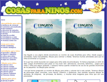 Tablet Screenshot of cosasparaninos.com